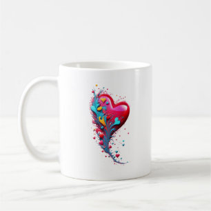 Släng henne med ditt hjärta II Kaffemugg