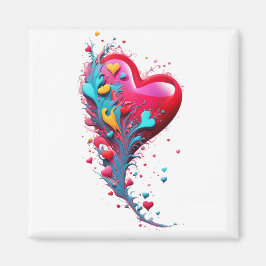 Släng henne med ditt hjärta II Magnet