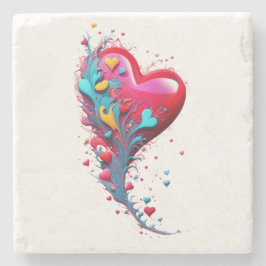 Släng henne med ditt hjärta II Stenunderlägg