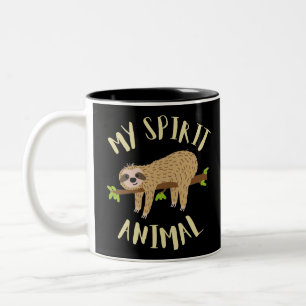 Släng mitt spritdjur Två-Tonad mugg