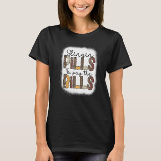 slänga piller sjuksköterska apotek apotekare farm t shirt
