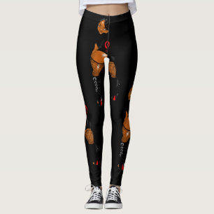 Slank ebenholts & Ms samling Leggings