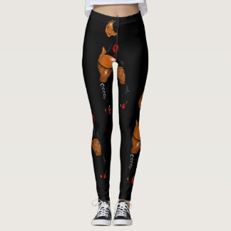 Slank ebenholts & Ms samling Leggings