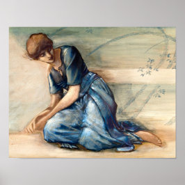 Slånros av Edward Burne-Jones Poster