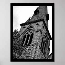 Slanterad Steeple Poster