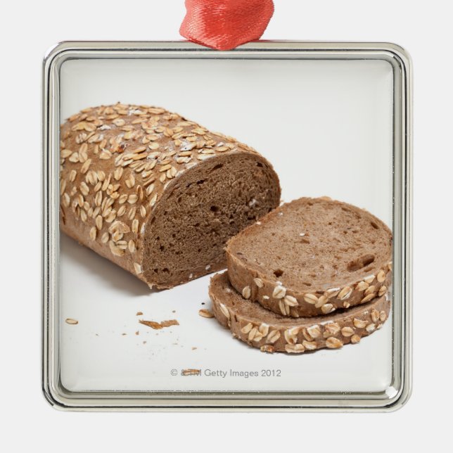 Släntra av bröd julgransprydnad metall (Framsidan)