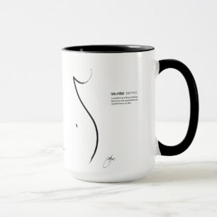 "Släntra" muggen 15oz med skriftlig definition Mugg