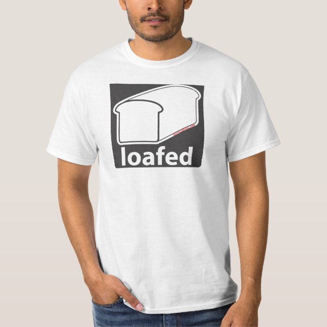Släntrat vitbröd t-shirt (Framsida)