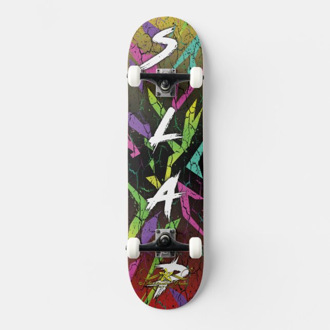 SLAP 2/10 MINI SKATEBOARD BRÄDA 18,5 CM (Framsida)