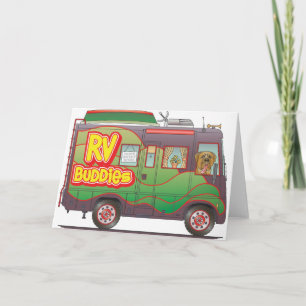 Släp RV för RV-kompiscampare Kort