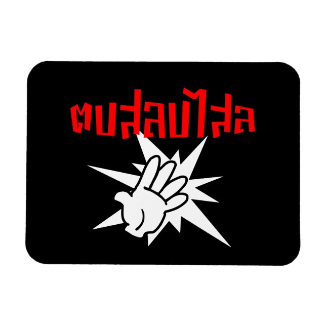 Slap You Fånig † Dop Salop Salai i Thai Script ; Magnet (Horisontell)