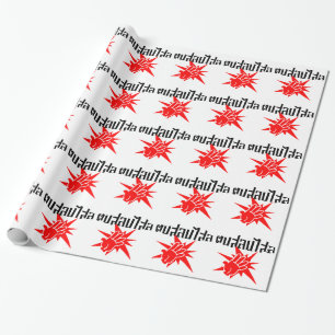 Slap You Fånig † Dop Salop Salai i Thai Script ; Presentpapper