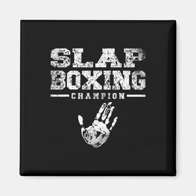 Slapboxning Slap-boxing Sparring Fighting Sport Magnet (Framsidan)
