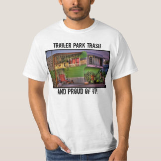 Släpet parkerar sopor tee shirt