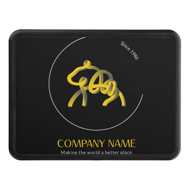 Släplock av Anpassningsbar av mörk av personlig Dragkroksskydd (Framsidan)