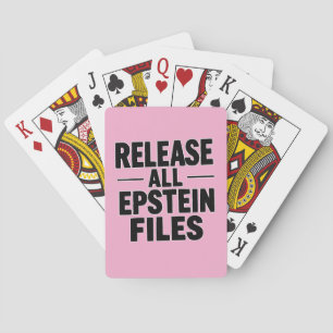Släpp alla Epstein-filer Casinokort
