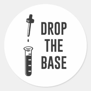 Släpp Bass Chemistry Base Runt Klistermärke