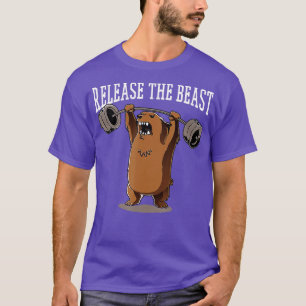 Släpp Beasten Gym Workout Bodybuilding der Grizzly T Shirt