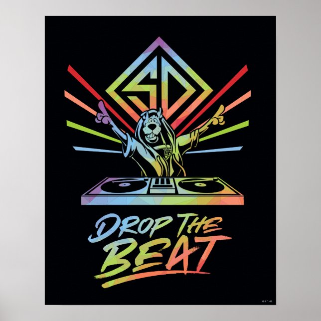 Släpp Beat: DJ Scooby-Doo Poster (Framsidan)