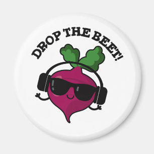 Släpp Beet Funny Music Veggie Pun Magnet