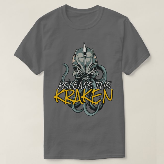 Släpp bläckfisken t shirt (Design framsida)