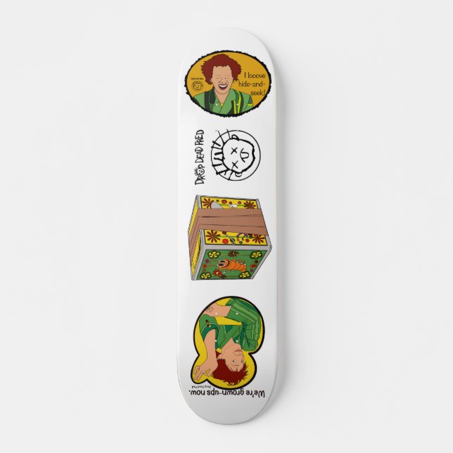 Släpp Dead Fred-däcket Mini Skateboard Bräda 18,5 Cm (Framsida)