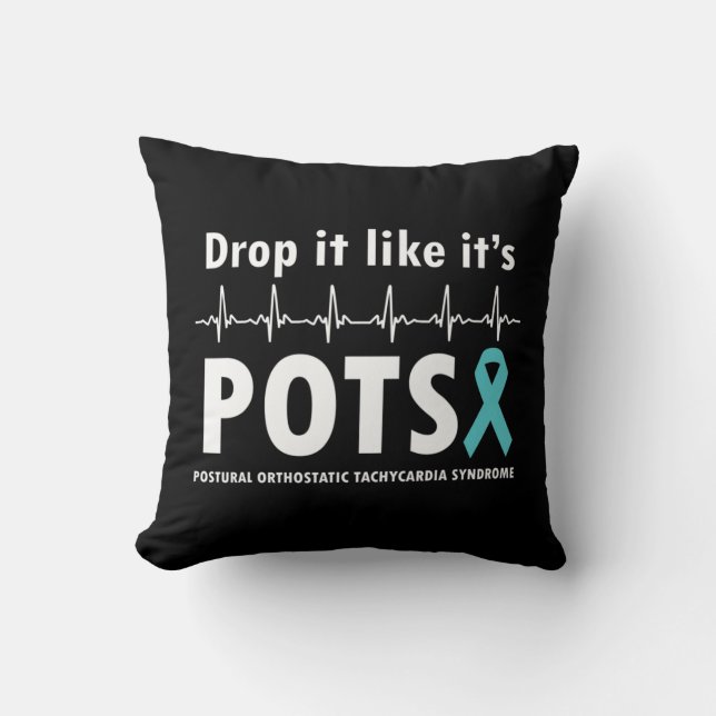 Släpp den som om den är POTS T-Shirt2 Kudde (Framsida)