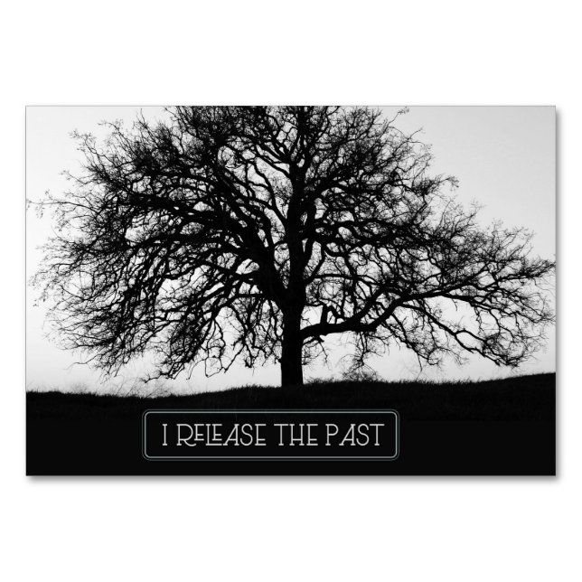 Släpp det förflutna bordsnummer (Framsidan)