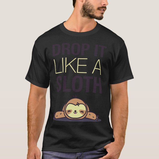 Släpp det som en sansad slump t shirt (Framsida)