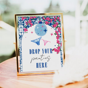 Släpp din Pantie Dancing Queen Grekiska Möhippa Poster