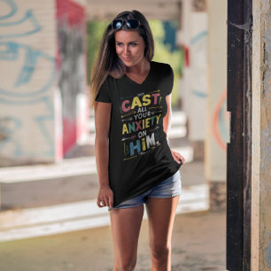 Släpp dina bekymmer, skapa fred t shirt