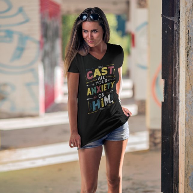 Släpp dina bekymmer, skapa fred t shirt (Skapare uppladdad)