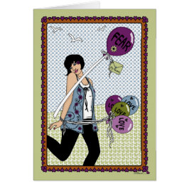 Släpp dina rädslor_A_Greeting-kort Hälsningskort