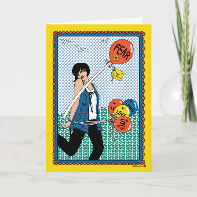 Släpp dina rädslor_B_Greeting-kort Kort (Framsida)