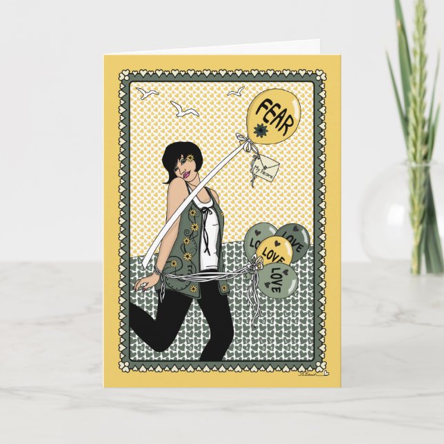 Släpp dina rädslor_C_Greeting-kort Kort (Framsida)