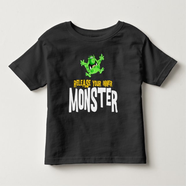Släpp ditt inre monster tee (Framsida)