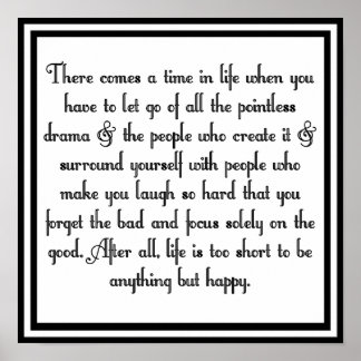 Släpp dramat poster