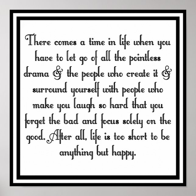 Släpp dramat poster (Framsidan)