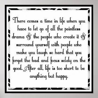 Släpp dramat poster