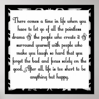 Släpp dramat poster