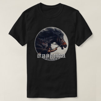 "Släpp eller dra" och mäktiga hästar T Shirt