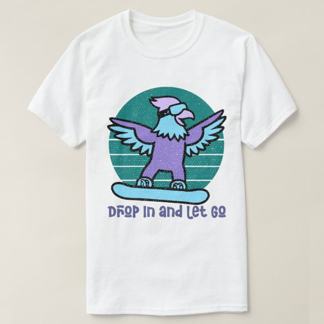 Släpp in och släpp gå t shirt (Design framsida)