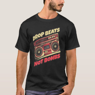 Släpp inte bomber Musician Music Stereo T Shirt