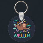 Släpp inte din unika autism-medvetenhet nyckelring<br><div class="desc">Låt inte din Uniqueness Autism Awareness-design som har en lutning på en träd gren och inte släpper taget. Utformning av ljus,  ljus och roligt för att göra dig mer medveten om kampanj och tillföra saker till din hemdekan</div>