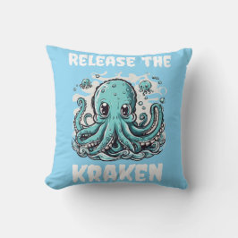 Släpp KRAKEN! Cute Octopus Kudde