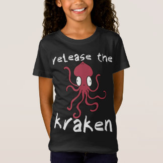 Släpp Kraken Derpy Giant Octopus T-Shirt