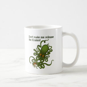 Släpp Kraken Rolig Mugg