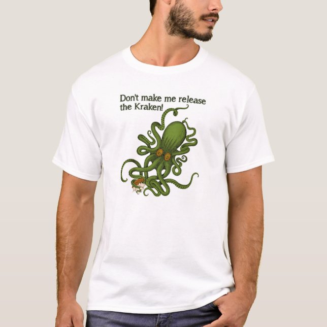 Släpp Kraken Rollig T-shirt (Framsida)