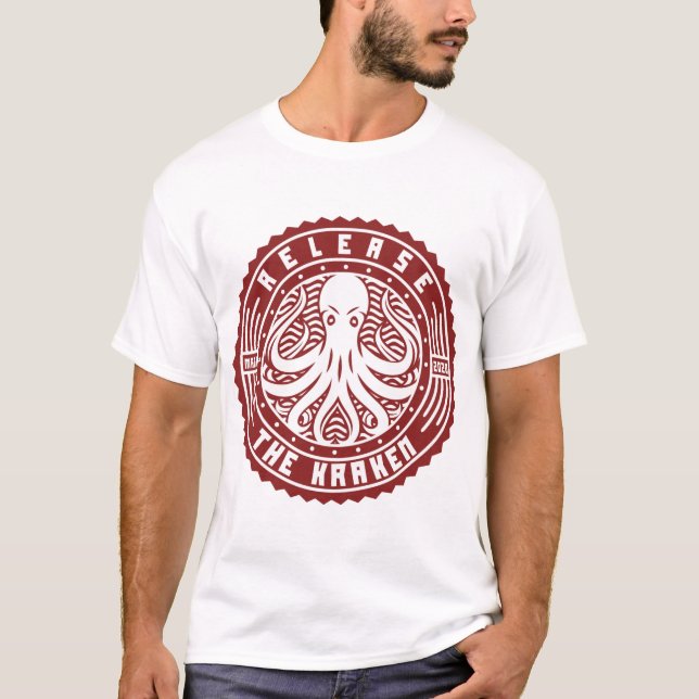 Släpp Kraken - Sidney Powell - MAGA -Trump T Shirt (Framsida)