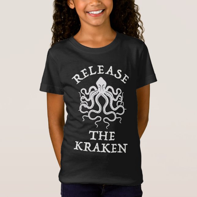 Släpp Kraken T Shirt (Framsida)